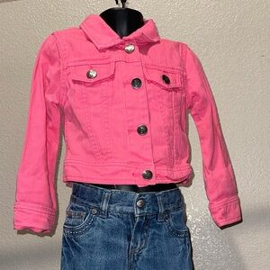 The Children's Place Pink Jean Jacket